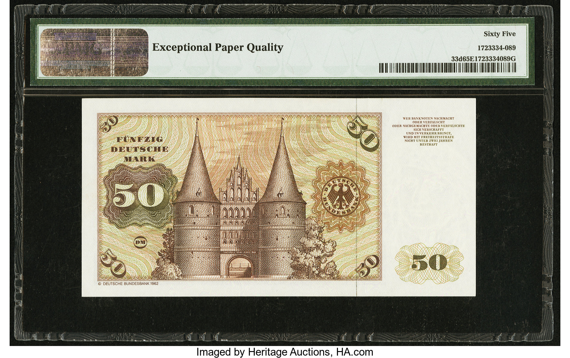 image for: Germany, Federal Republic of  50 deutsche mark (B204g)