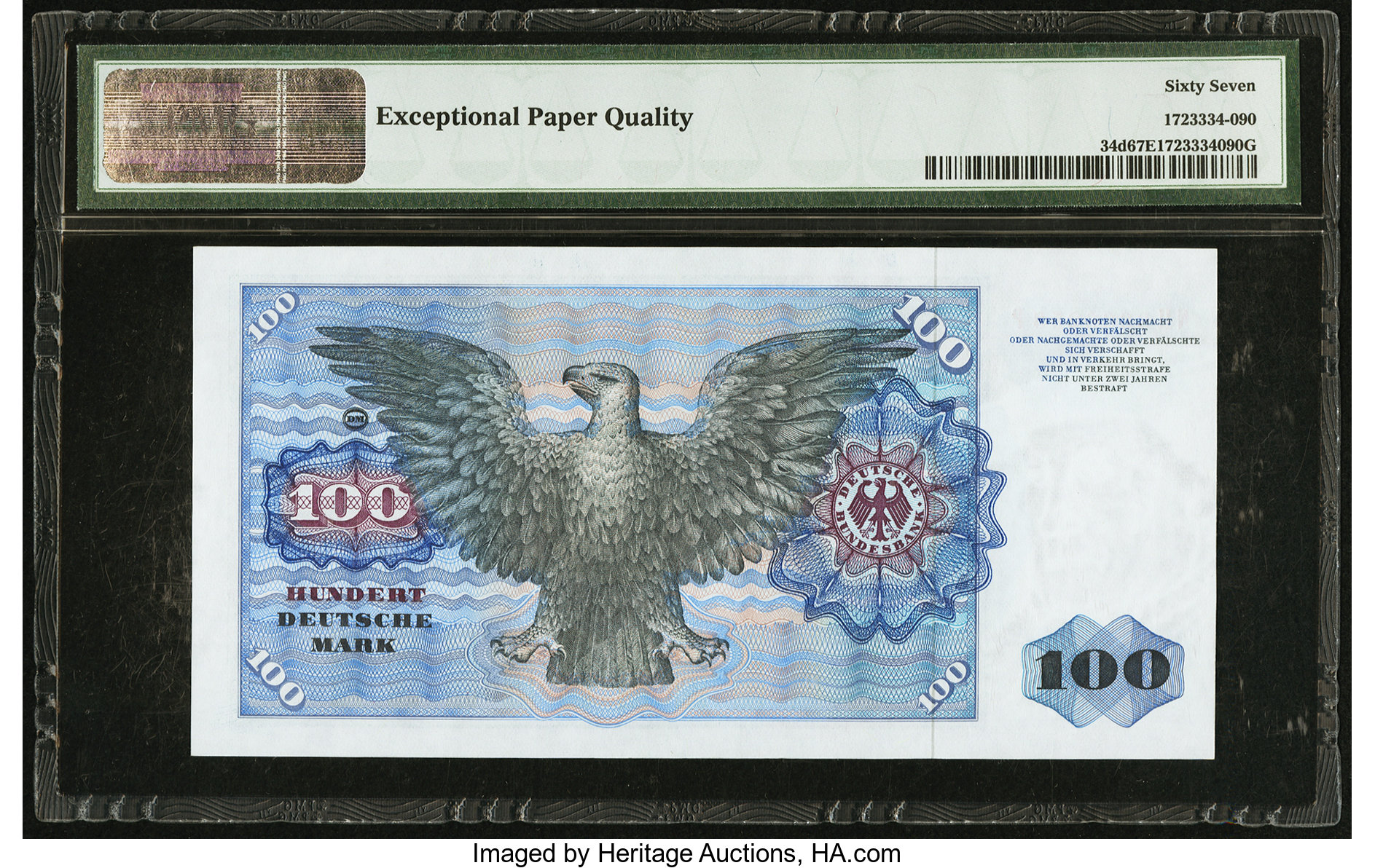 image for: Germany, Federal Republic of  100 deutsche mark (B205f)