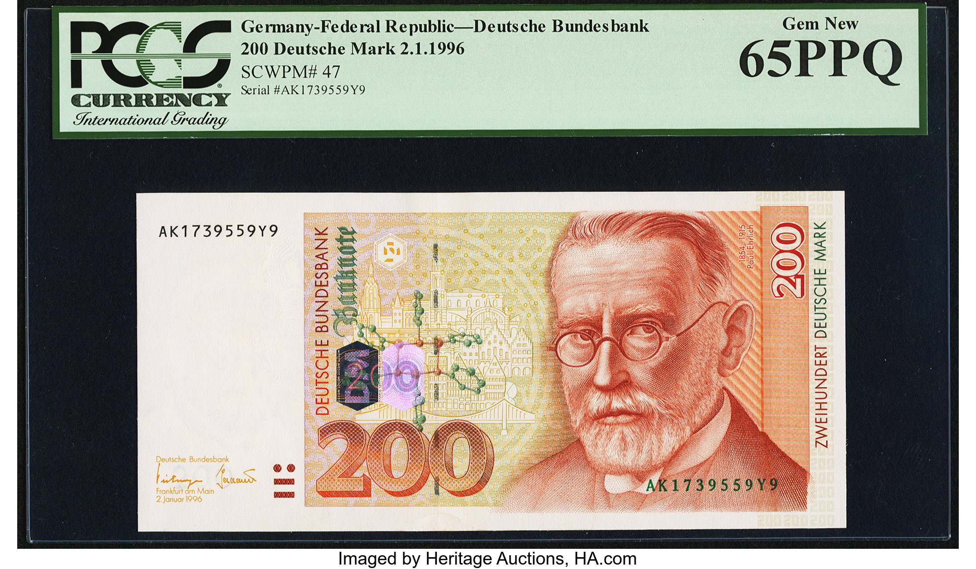 image for: Germany, Federal Republic of  200 deutsche mark (B232a)