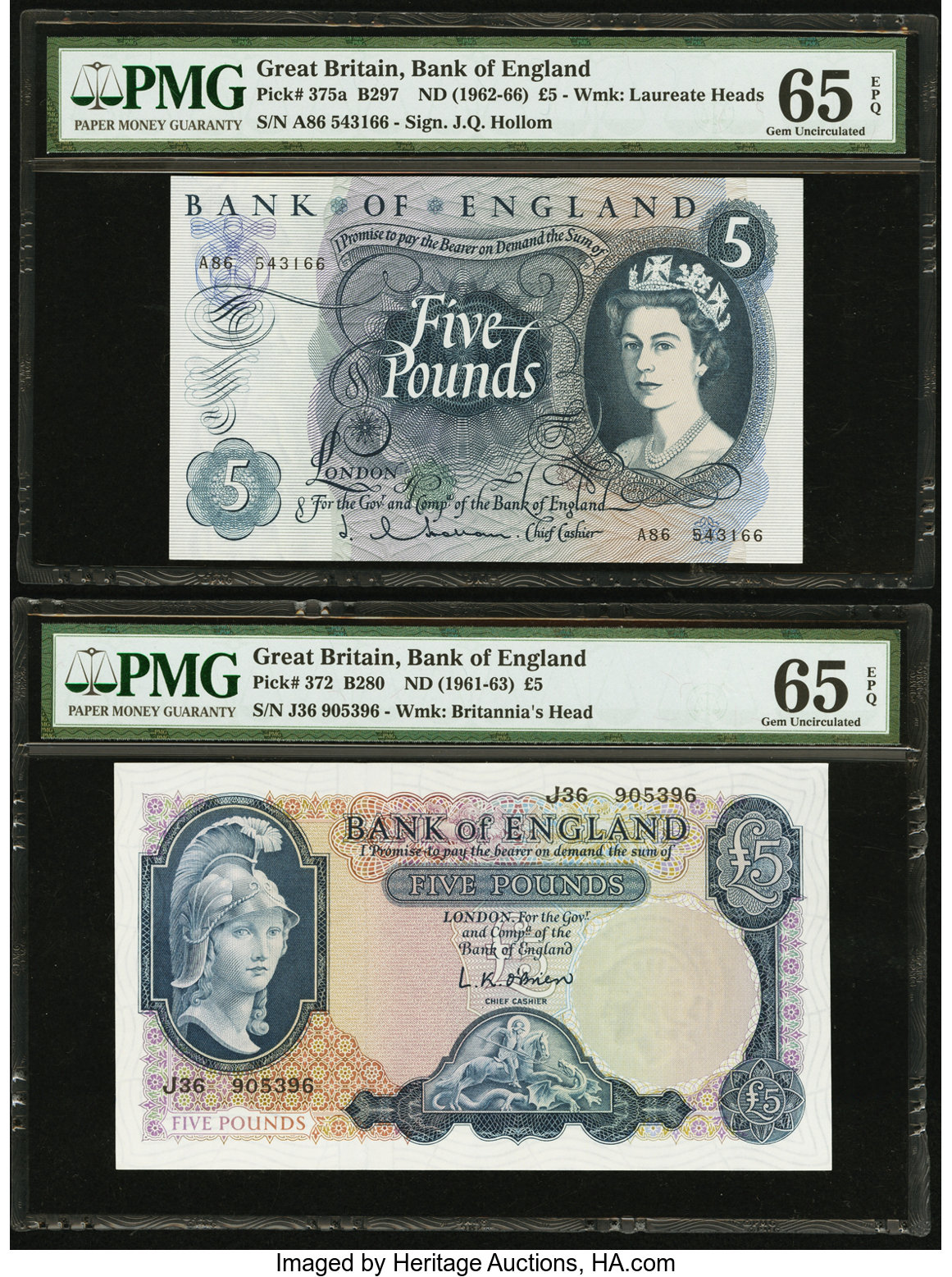 image for: United Kingdom  5 pounds (B181z)