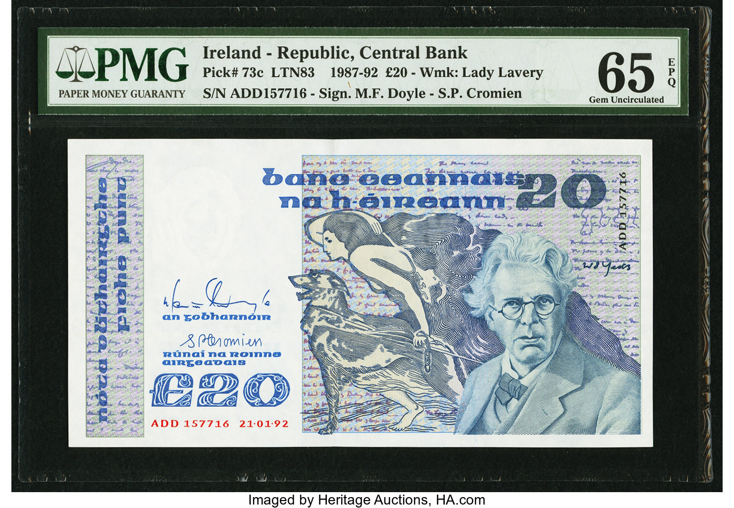 image for: Ireland, Republic of  20 pounds(B218z)