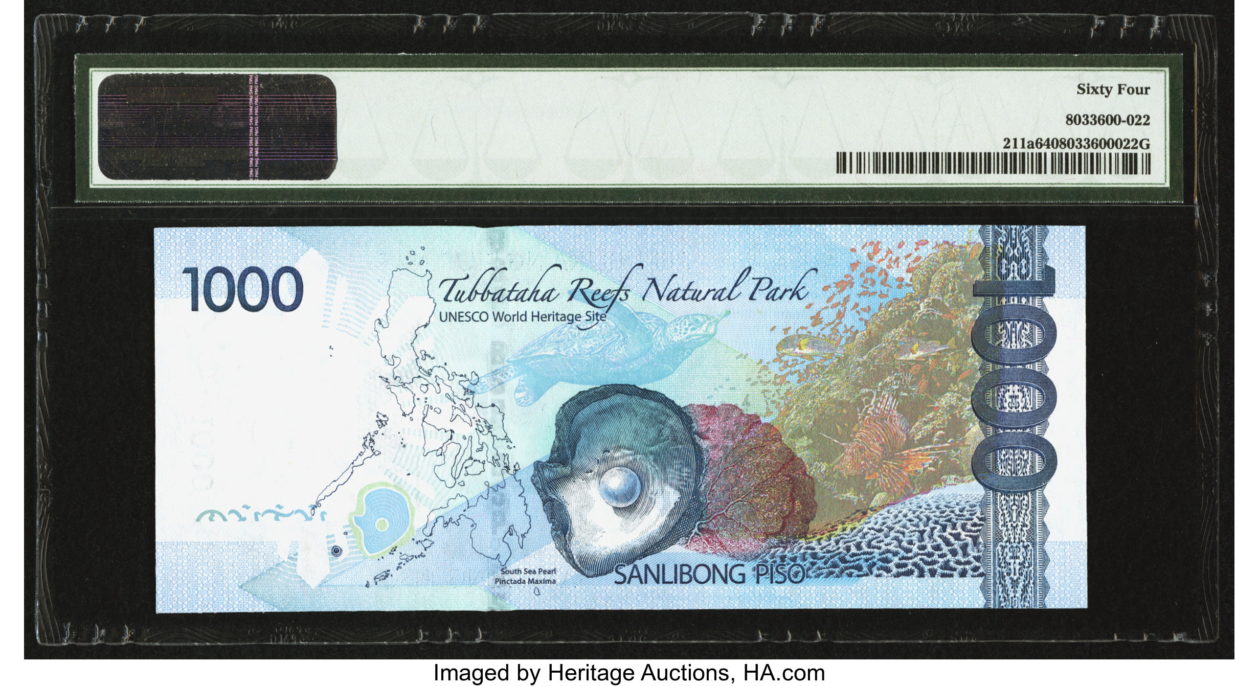 image for: Philippines  1,000 piso (pesos) (B1083b)
