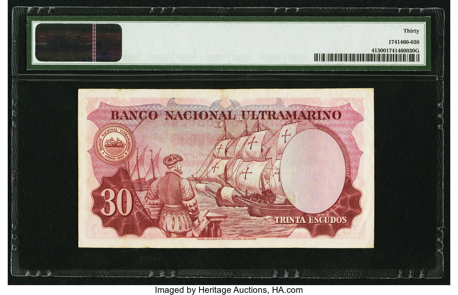 image for: Portuguese India  30 escudos(B330a)