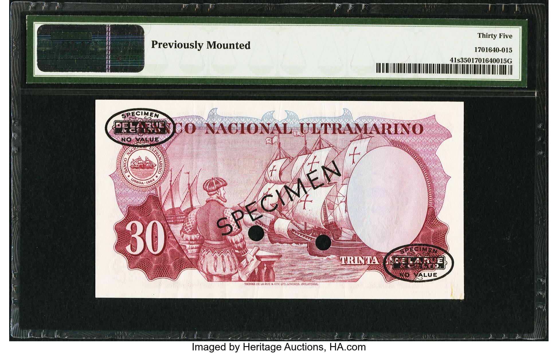 image for: Portuguese India  30 escudos(B330c)