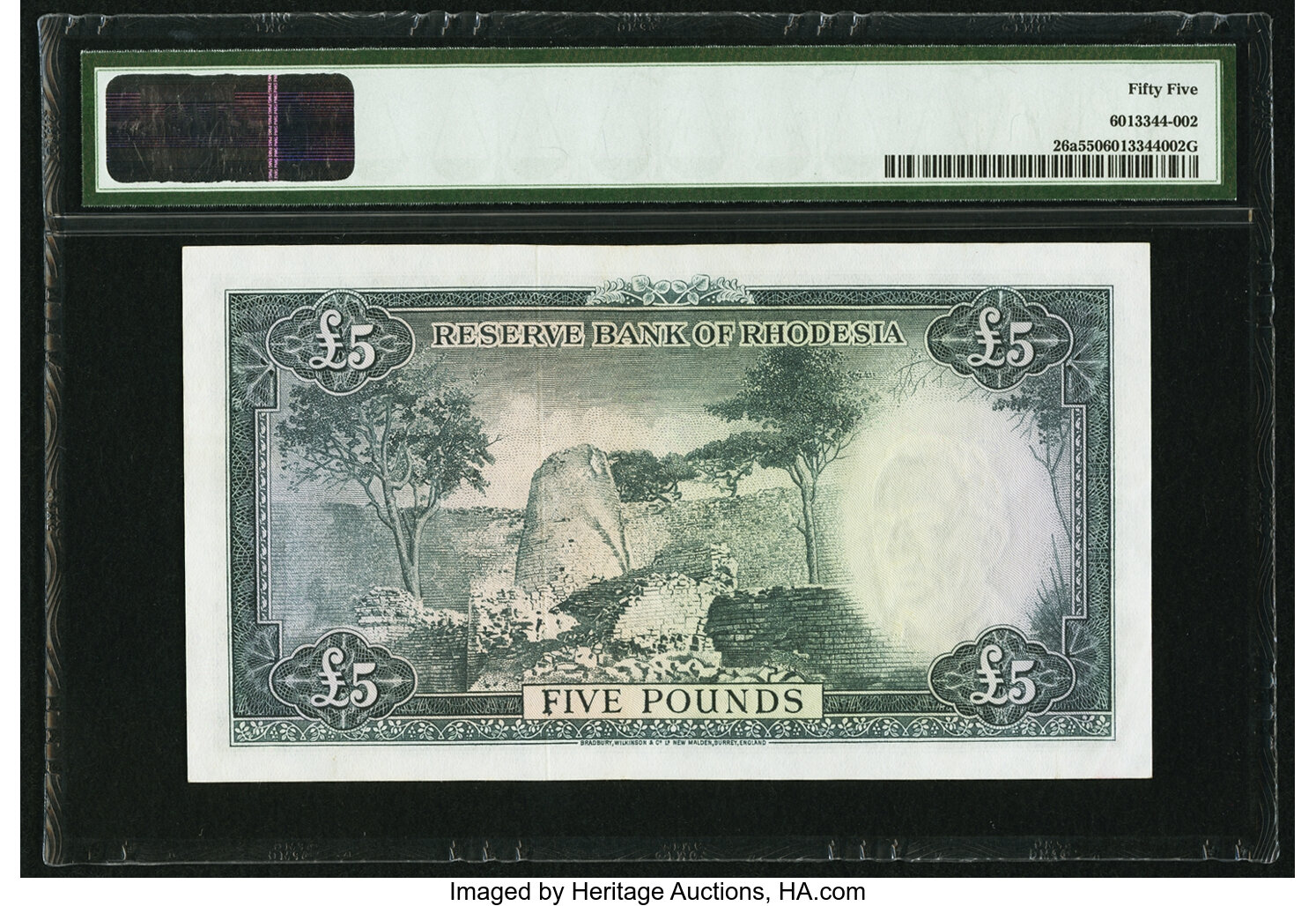 image for: Rhodesia  5 pounds(B103cs)