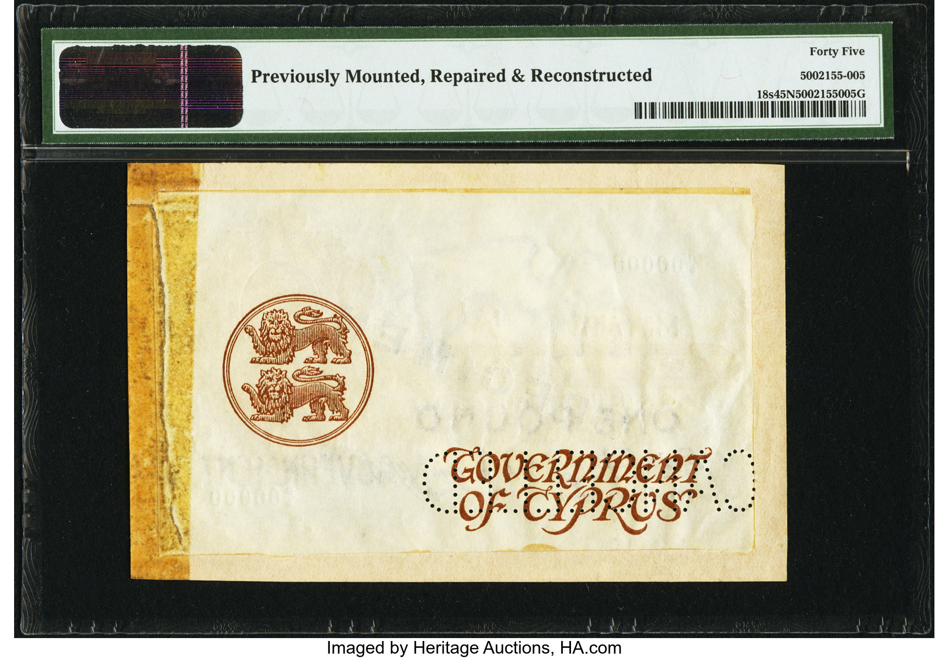 image for: Cyprus  1 pound (B118d)