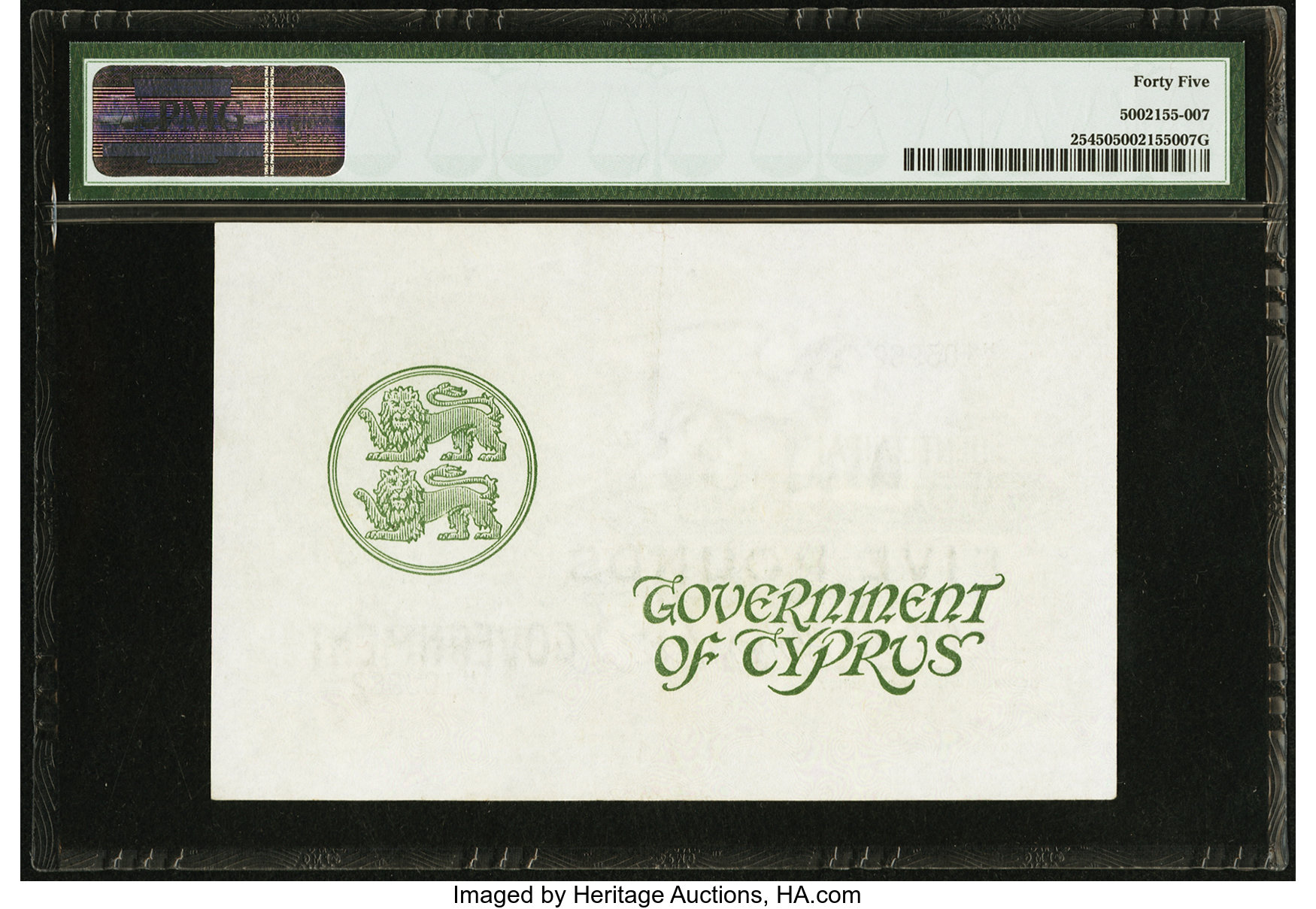 image for: Cyprus  5 pounds (B125b)