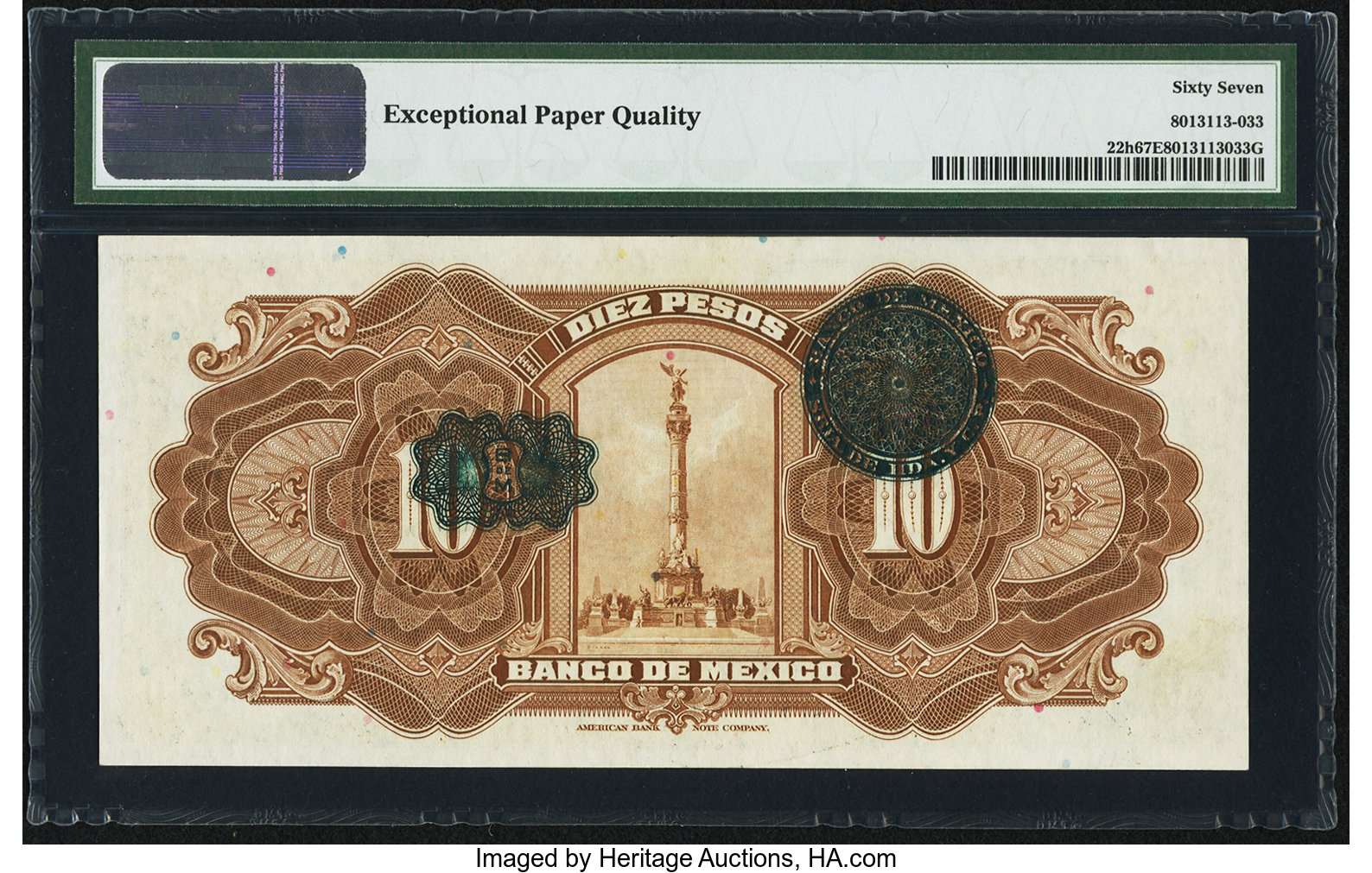 image for: Mexico  10 pesos(B602d)