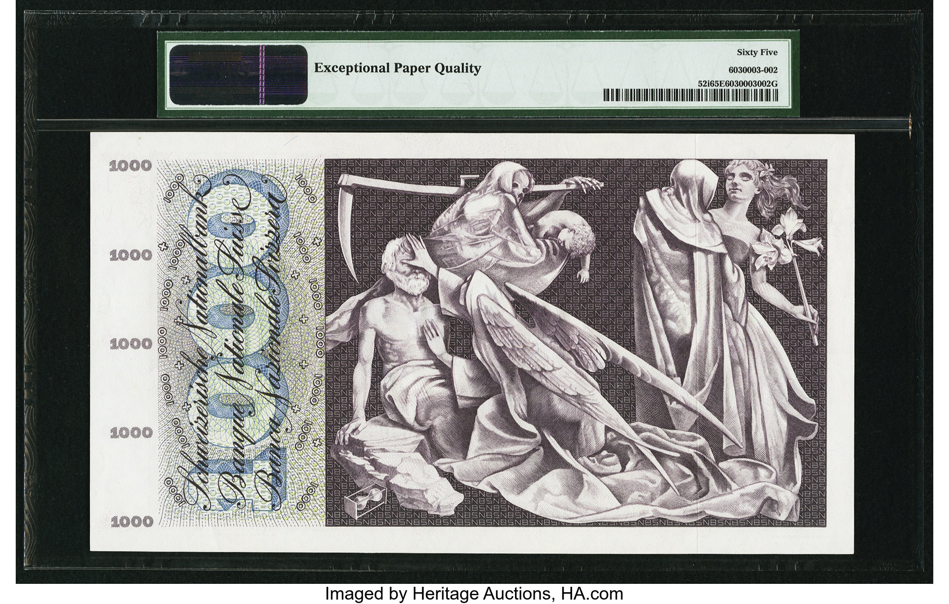 image for: Switzerland  1,000 francs (B336as1)
