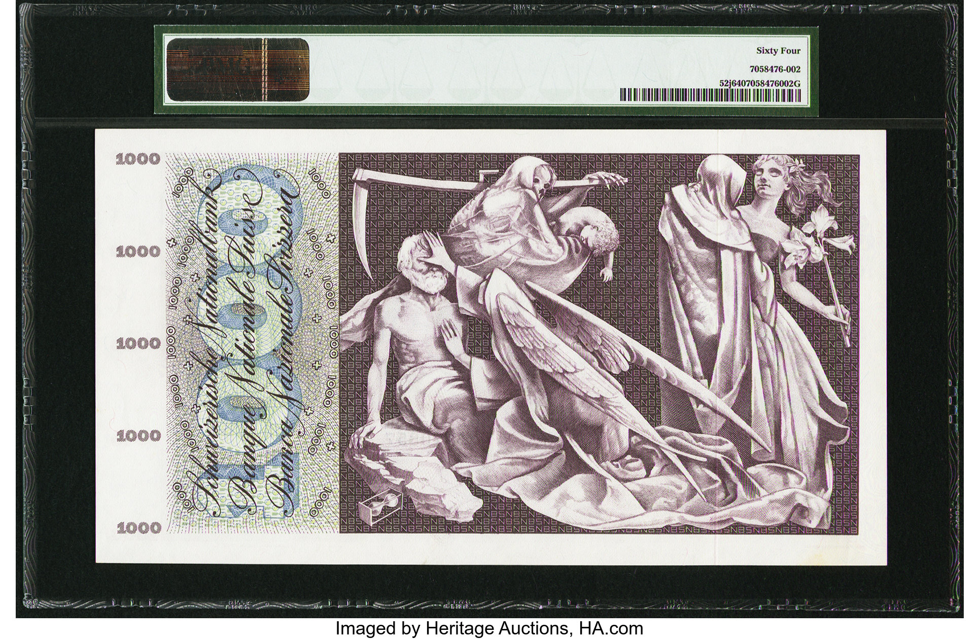 image for: Switzerland  1,000 francs (B336as1)