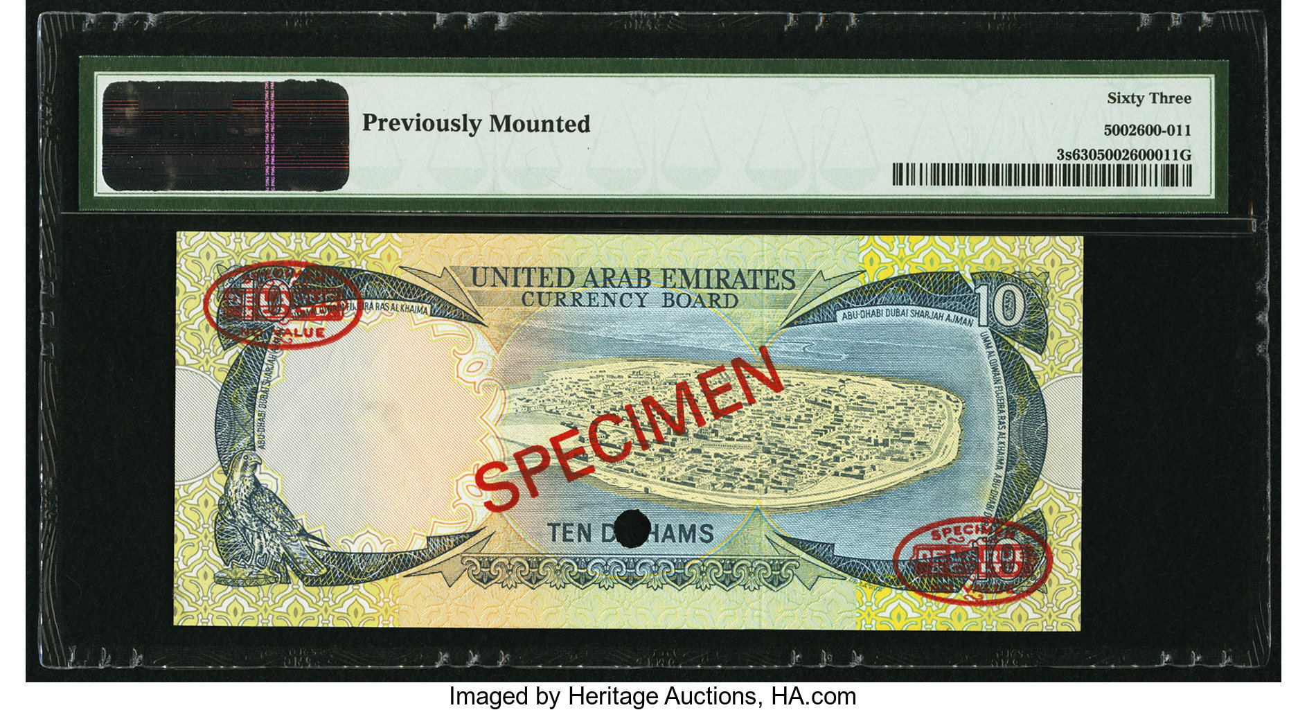 image for: United Arab Emirates  10 dirhams (B103a)