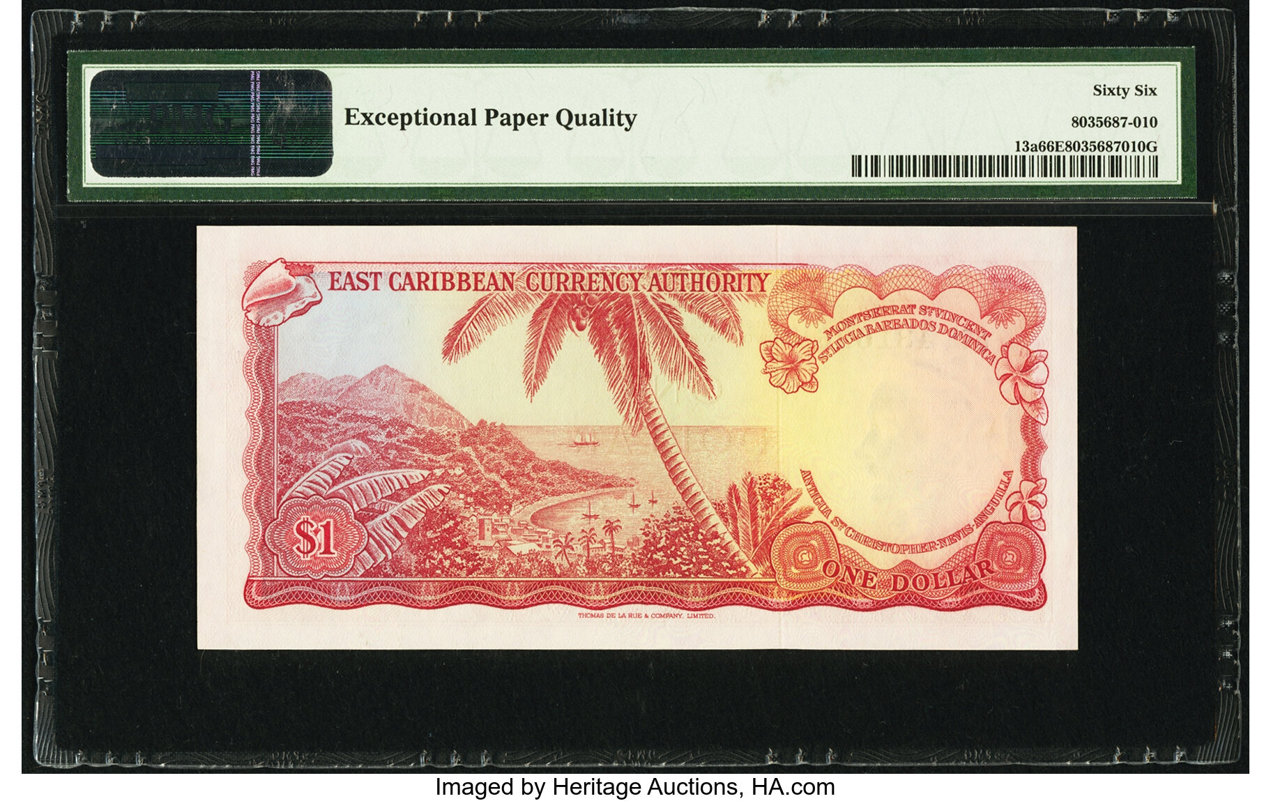image for: East Caribbean States  1 dollar (B101b6s1)