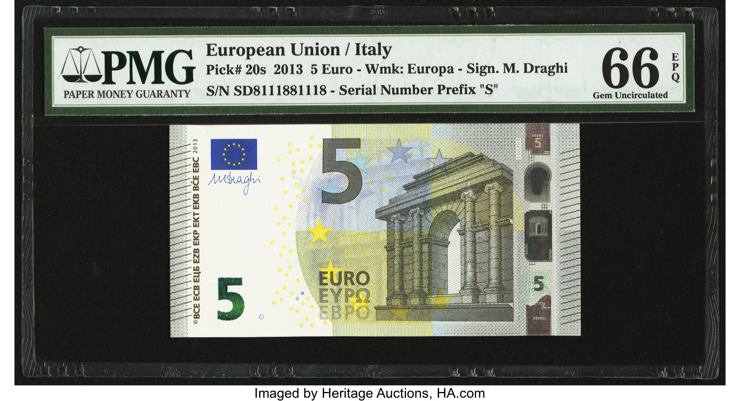 image for: European Monetary Union  5 euro (B108z2)