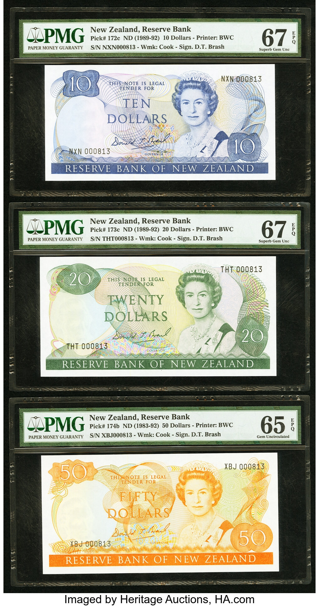 image for: New Zealand  10 dollars (B119bz)