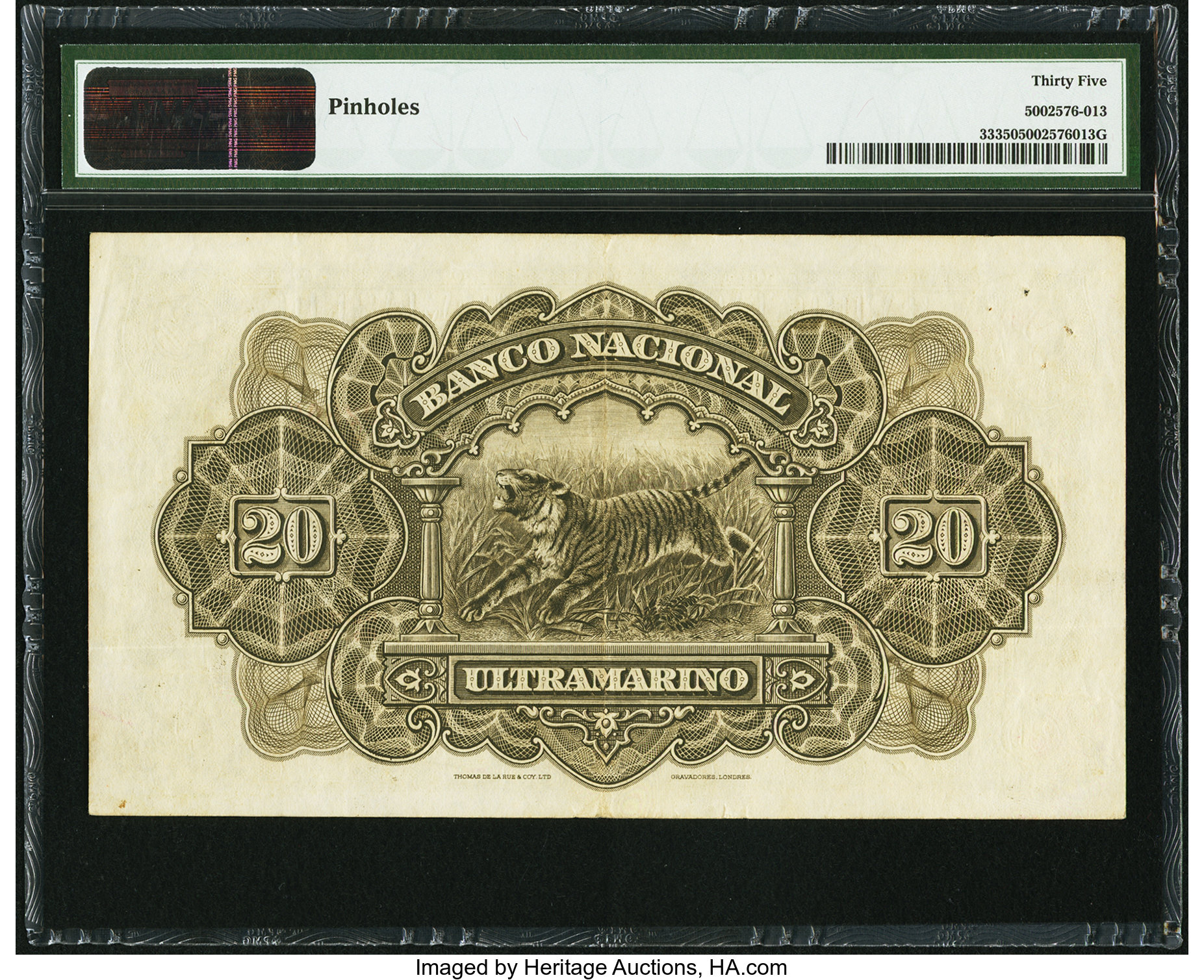 image for: Portuguese India  20 rupias(B321e)