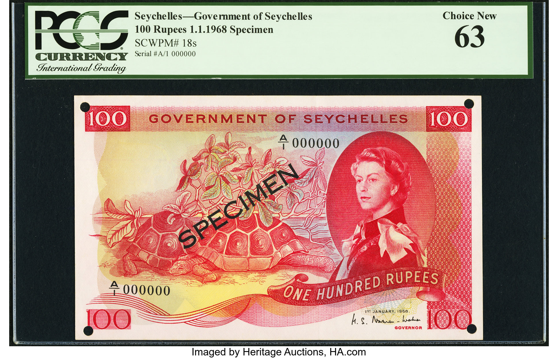 image for: Seychelles  100 rupees (B125c)