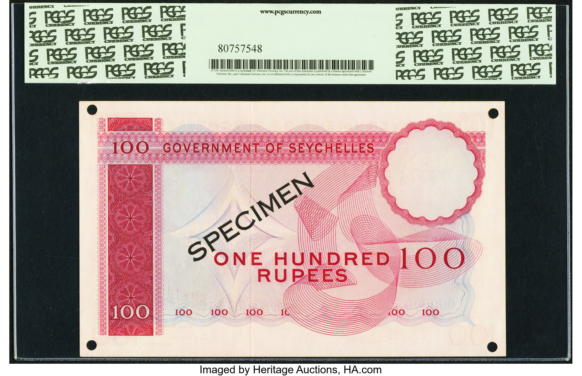 image for: Seychelles  100 rupees (B125as2)