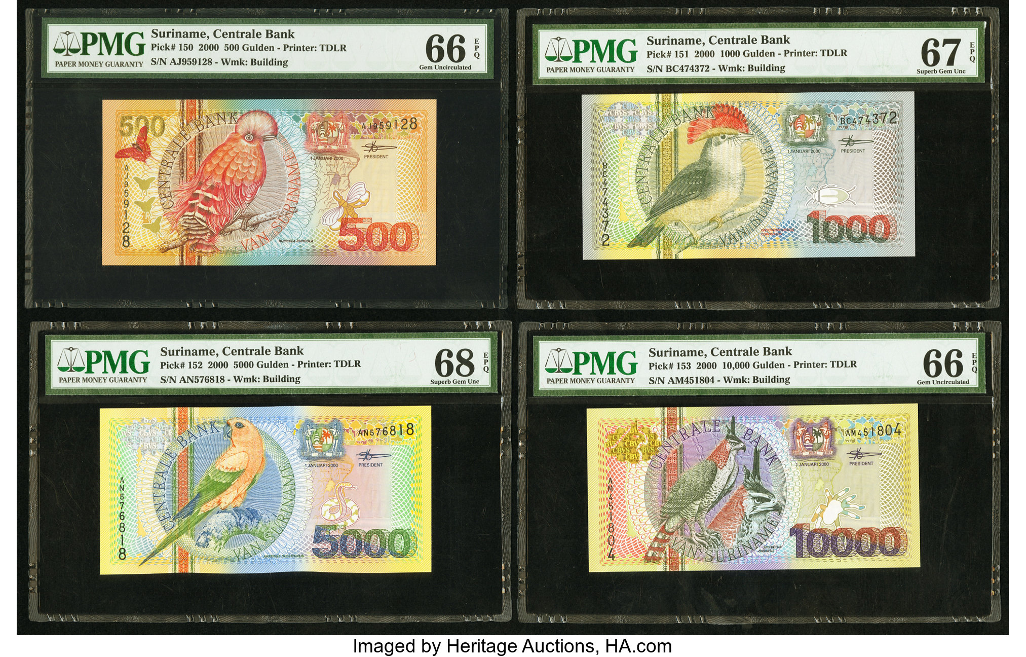 image for: Suriname  25 gulden (guilders)(B533az)