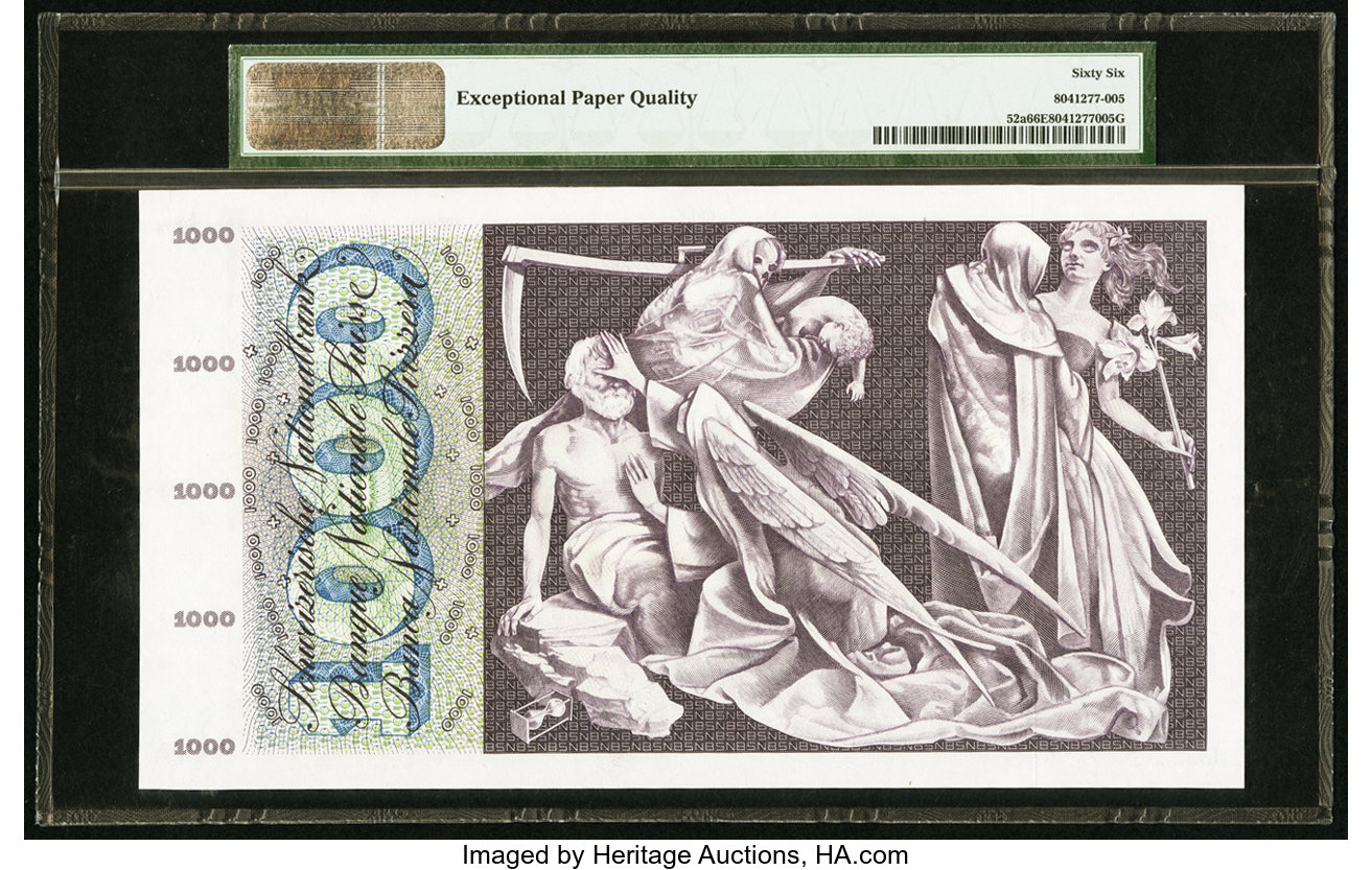 image for: Switzerland  1,000 francs (B336k)