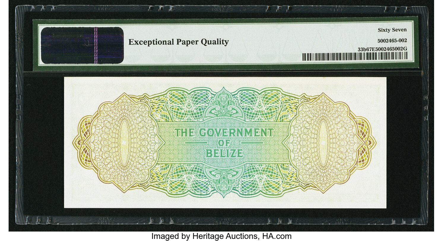 image for: Belize  1 dollar (B101b)