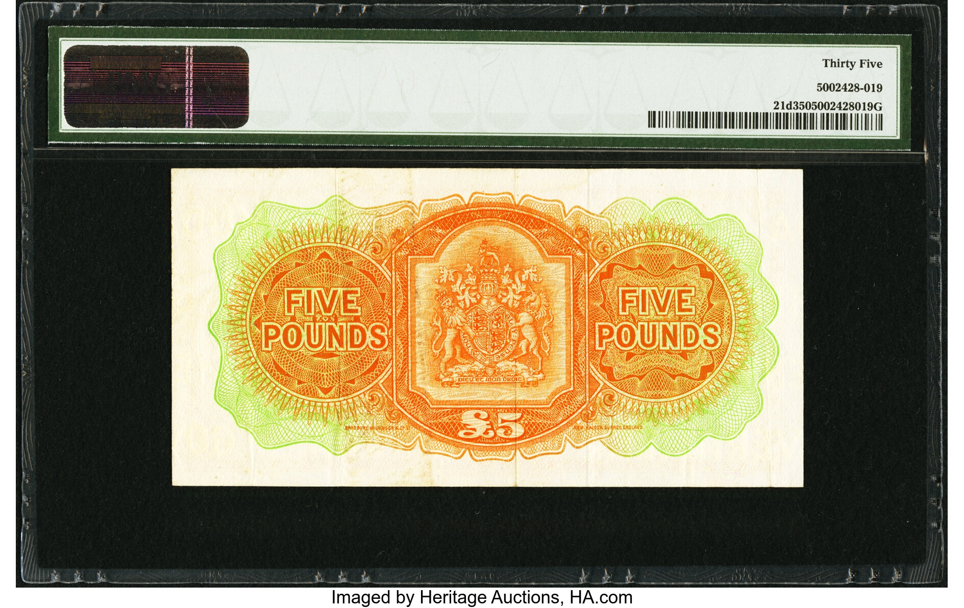 image for: Bermuda  5 pounds (B122as2)