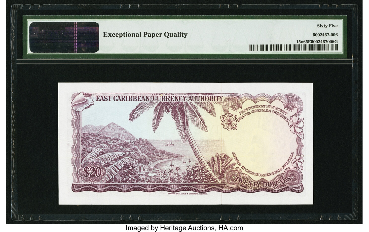 image for: East Caribbean States  20 dollars (B103cm)