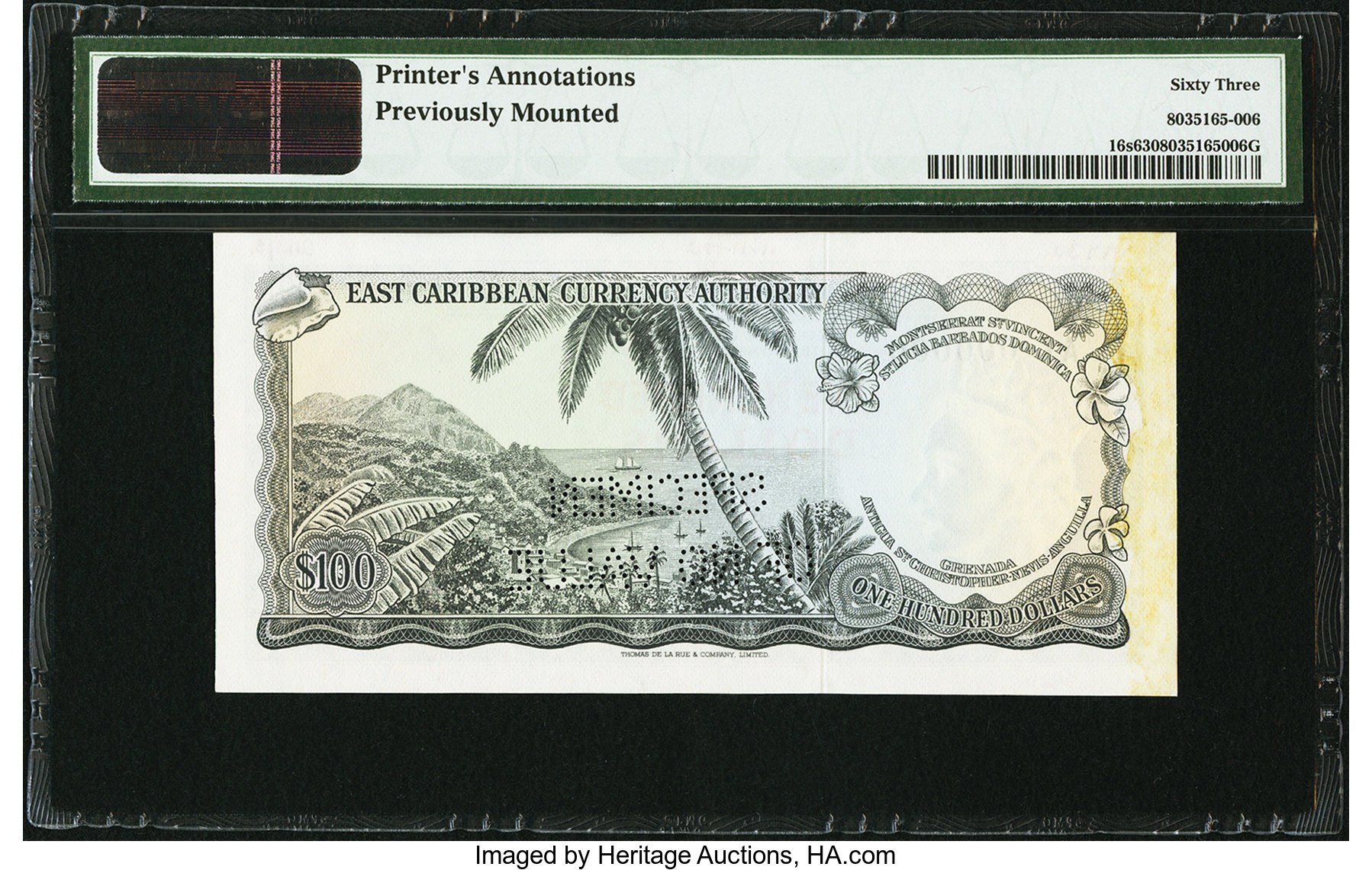 image for: East Caribbean States  100 dollars (B104c10s3)