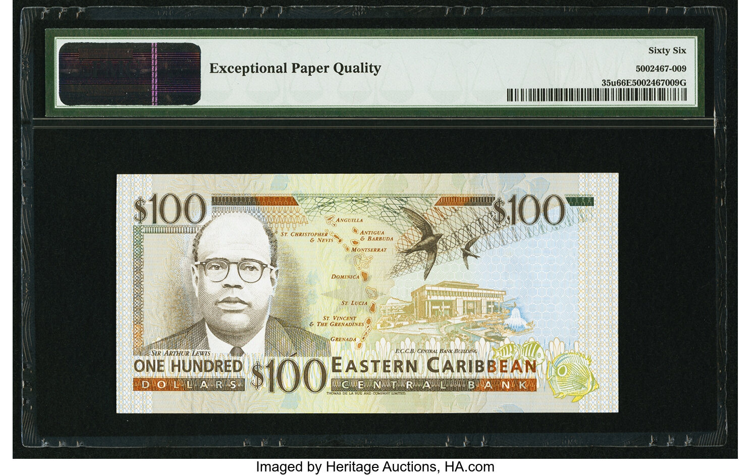 image for: East Caribbean States  100 dollars (B219m)