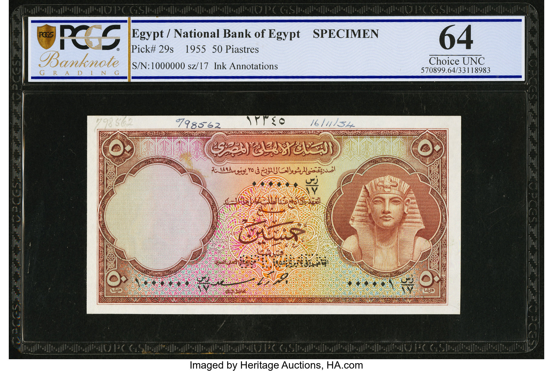 image for: Egypt  50 piastres(B129bs)
