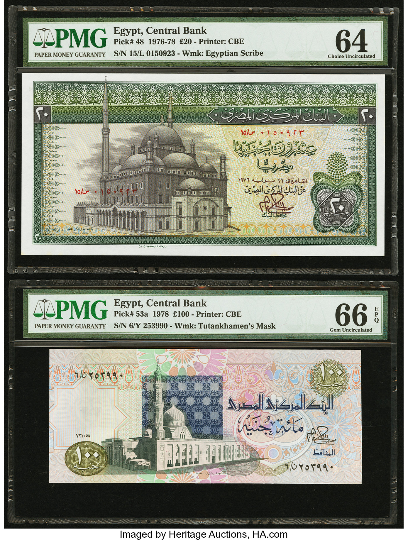 image for: Egypt  100 pounds (B319s)