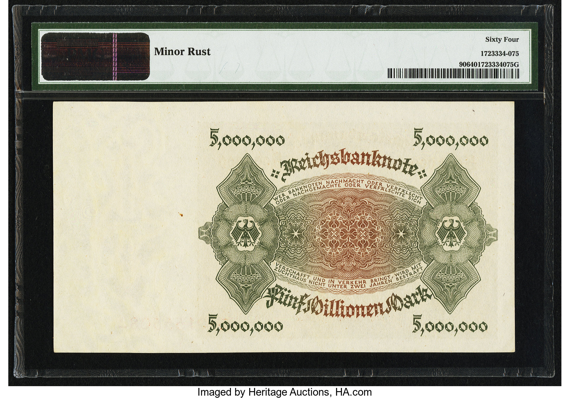 image for: Germany  5,000,000 mark (B257as)