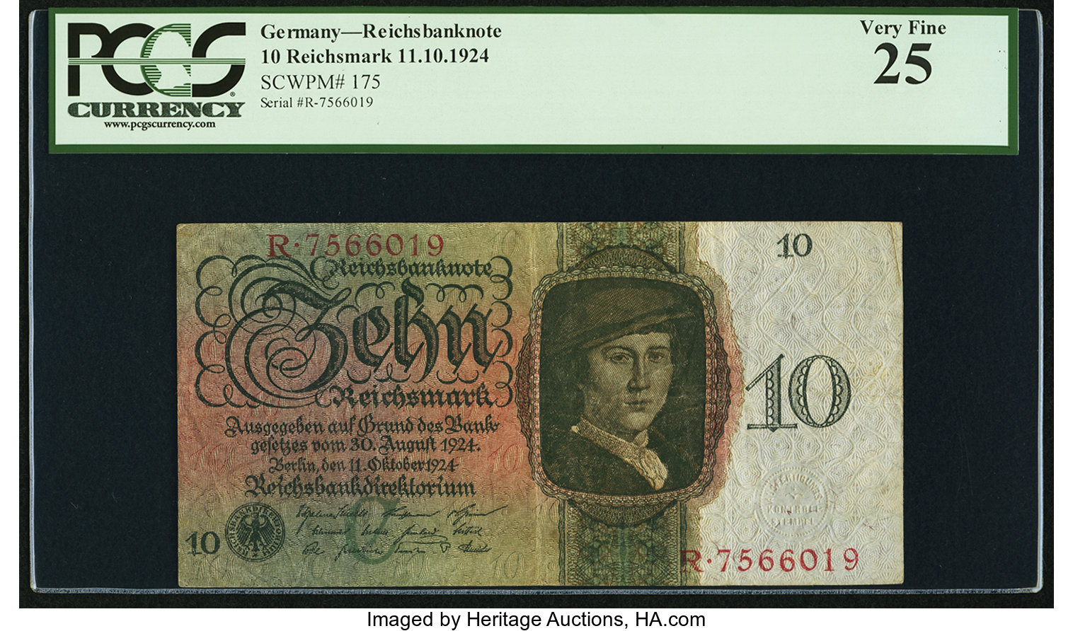 image for: Germany  10 reichsmark (B313a2)