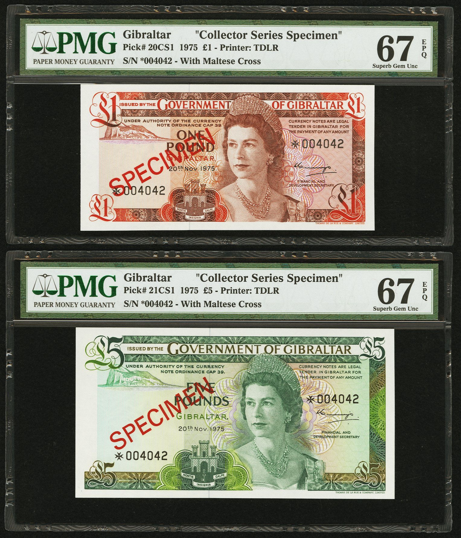 image for: Gibraltar  1 pound (B118bs2)