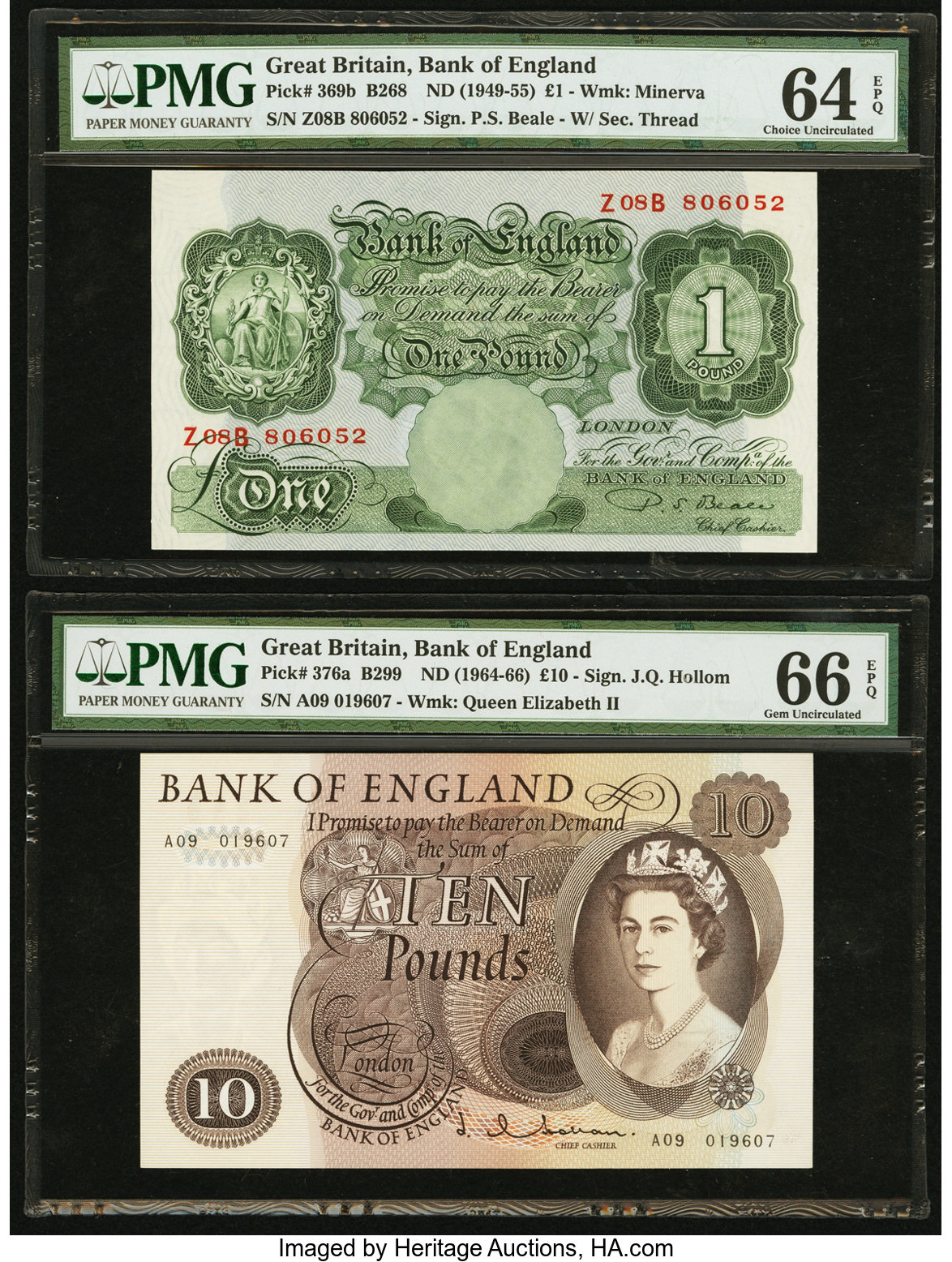 image for: United Kingdom  10 pounds (B182cs)