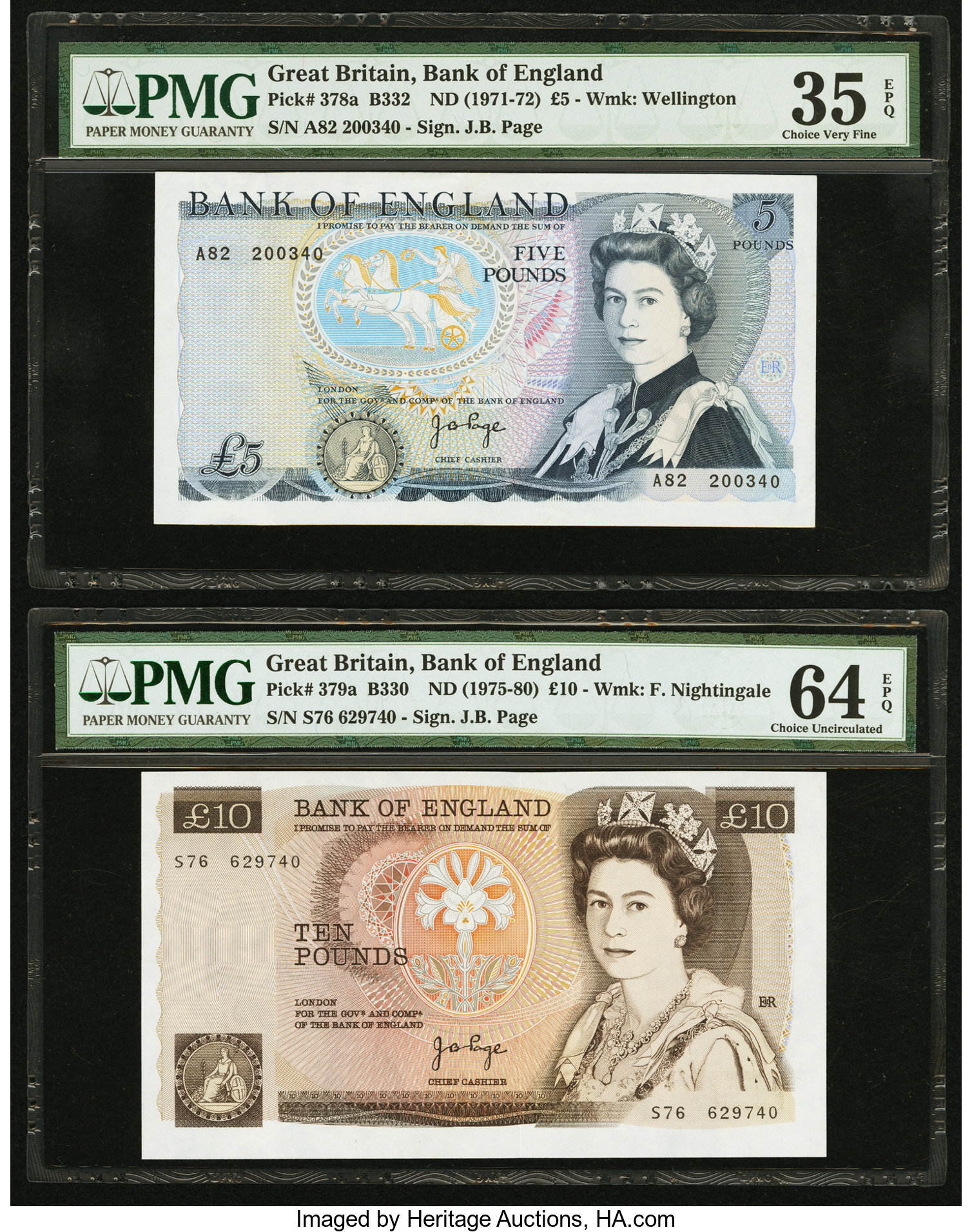 image for: United Kingdom  10 pounds (B186z)