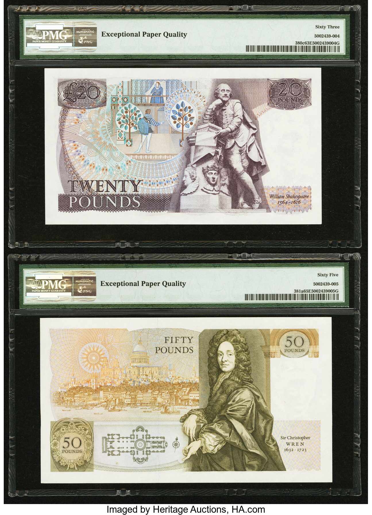 image for: United Kingdom  50 pounds (B189a)