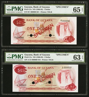 image for: Guyana 1 dollar (B101a)
