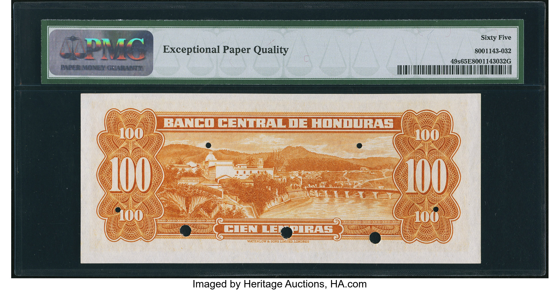 image for: Honduras  100 lempiras (B305b)