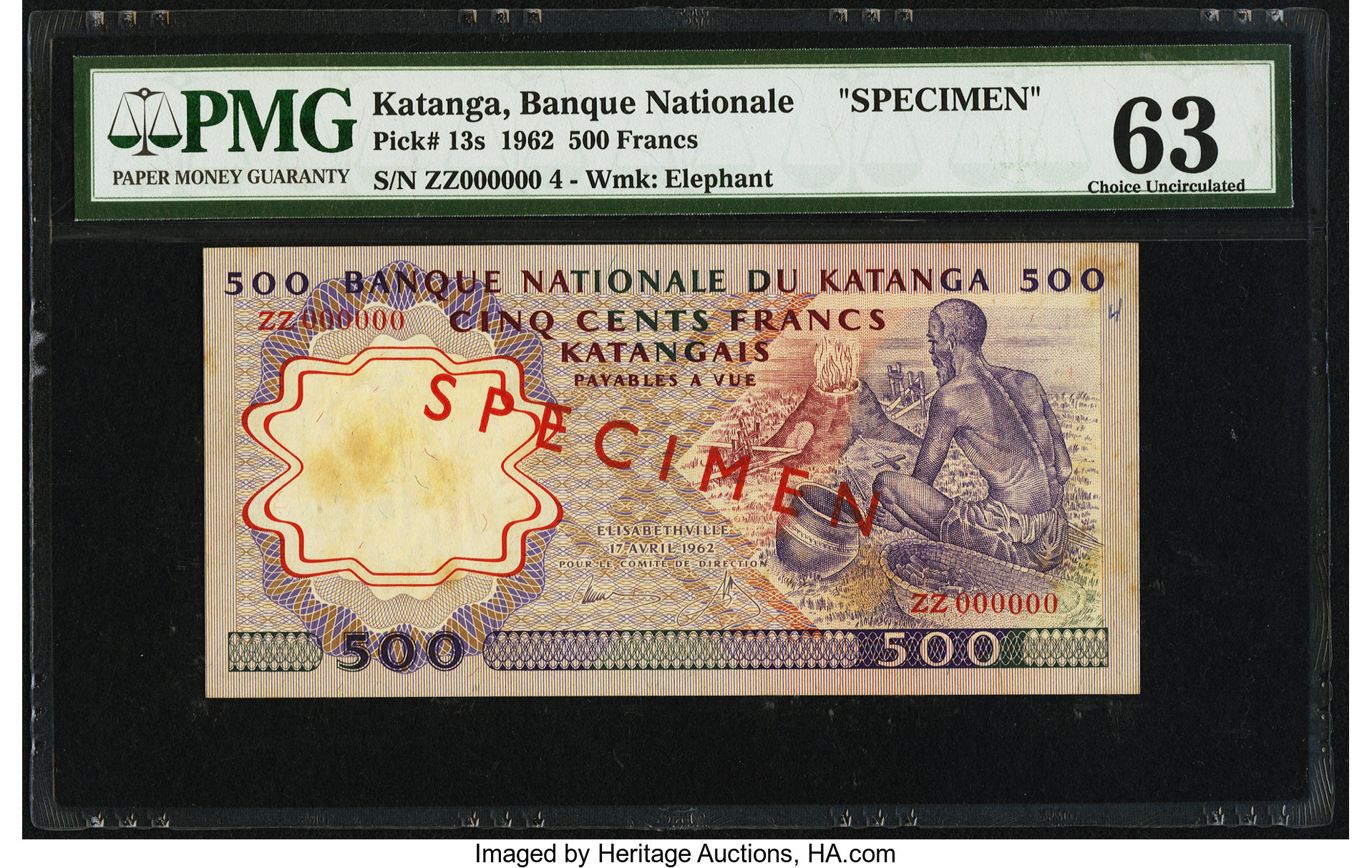 image for: Congo Democratic Republic  5 za?res / 500 makuta(B210cs1)