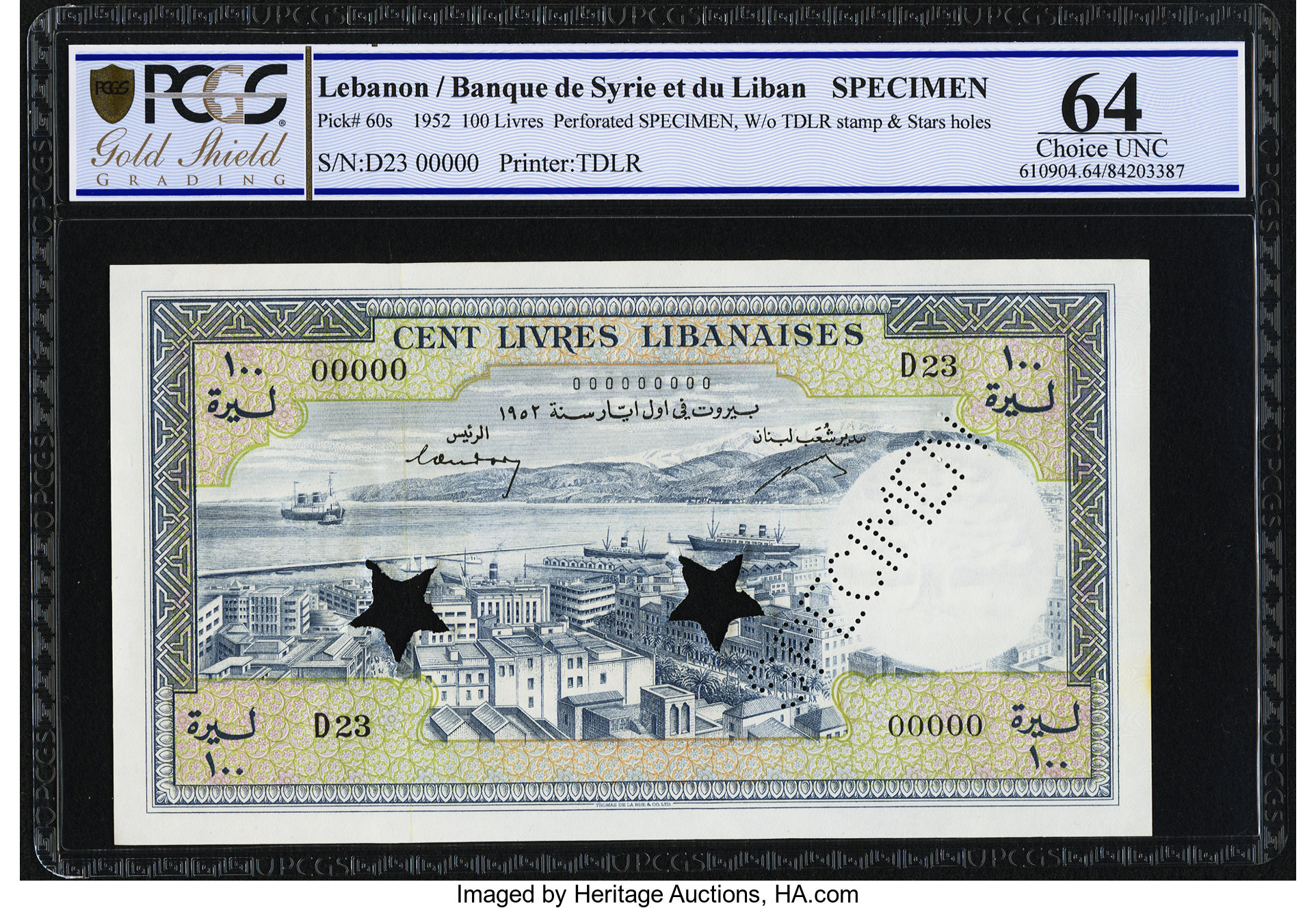 image for: Lebanon  100 livres libanaises (Lebanese pounds) (B229cs)