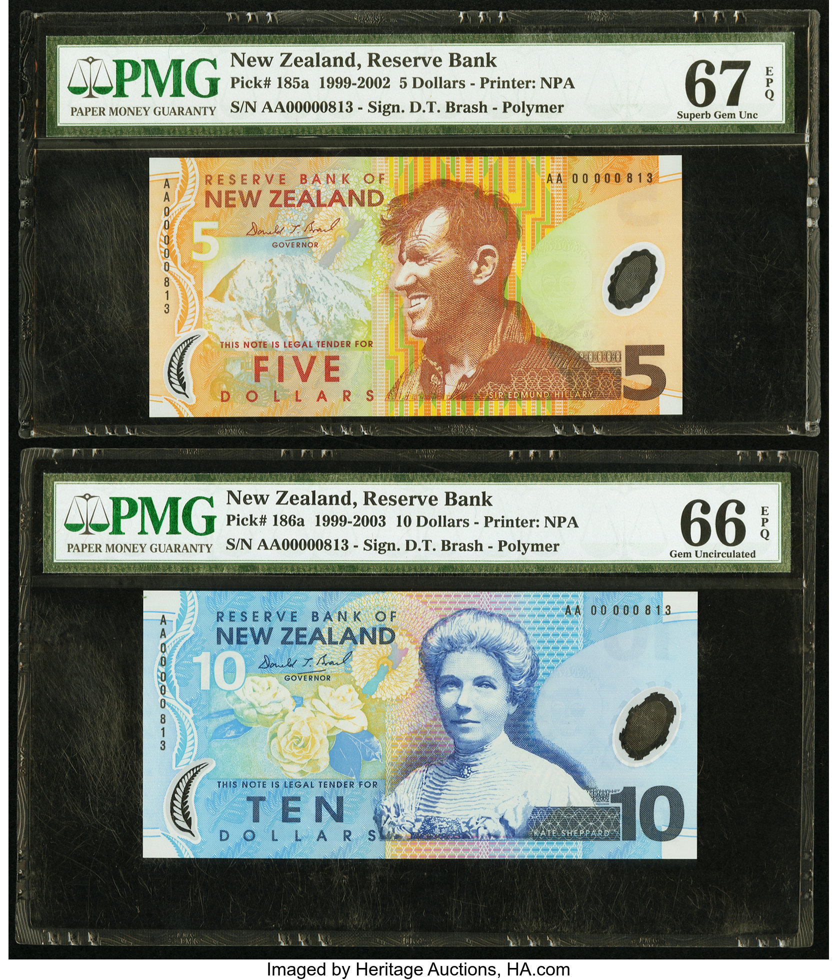 image for: New Zealand  5 dollars (B131a)