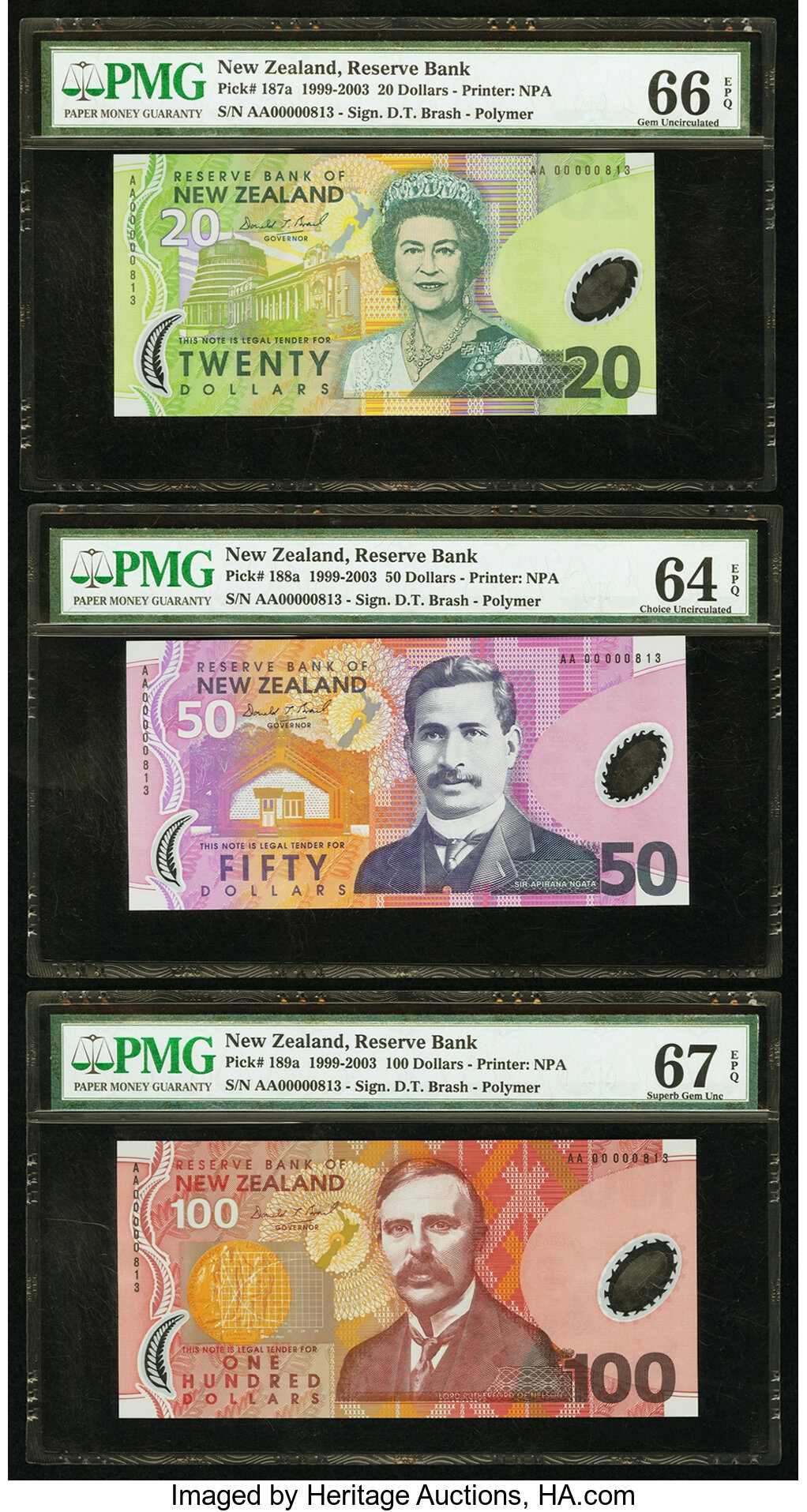 image for: New Zealand  20 dollars (B133d)