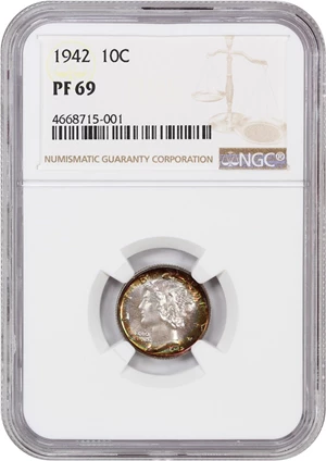 image for: 1942 10c NGC Proof 69