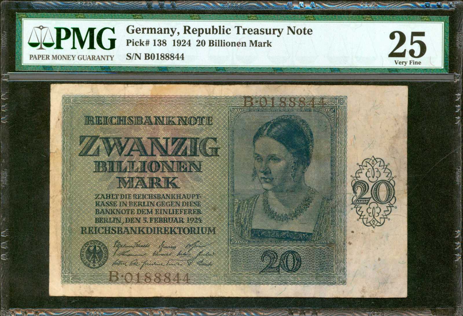 image for: Germany  20 billionen (20,000,000,000,000) mark (B306a)