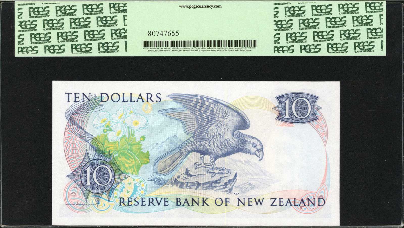 image for: New Zealand  10 dollars (B119bp)