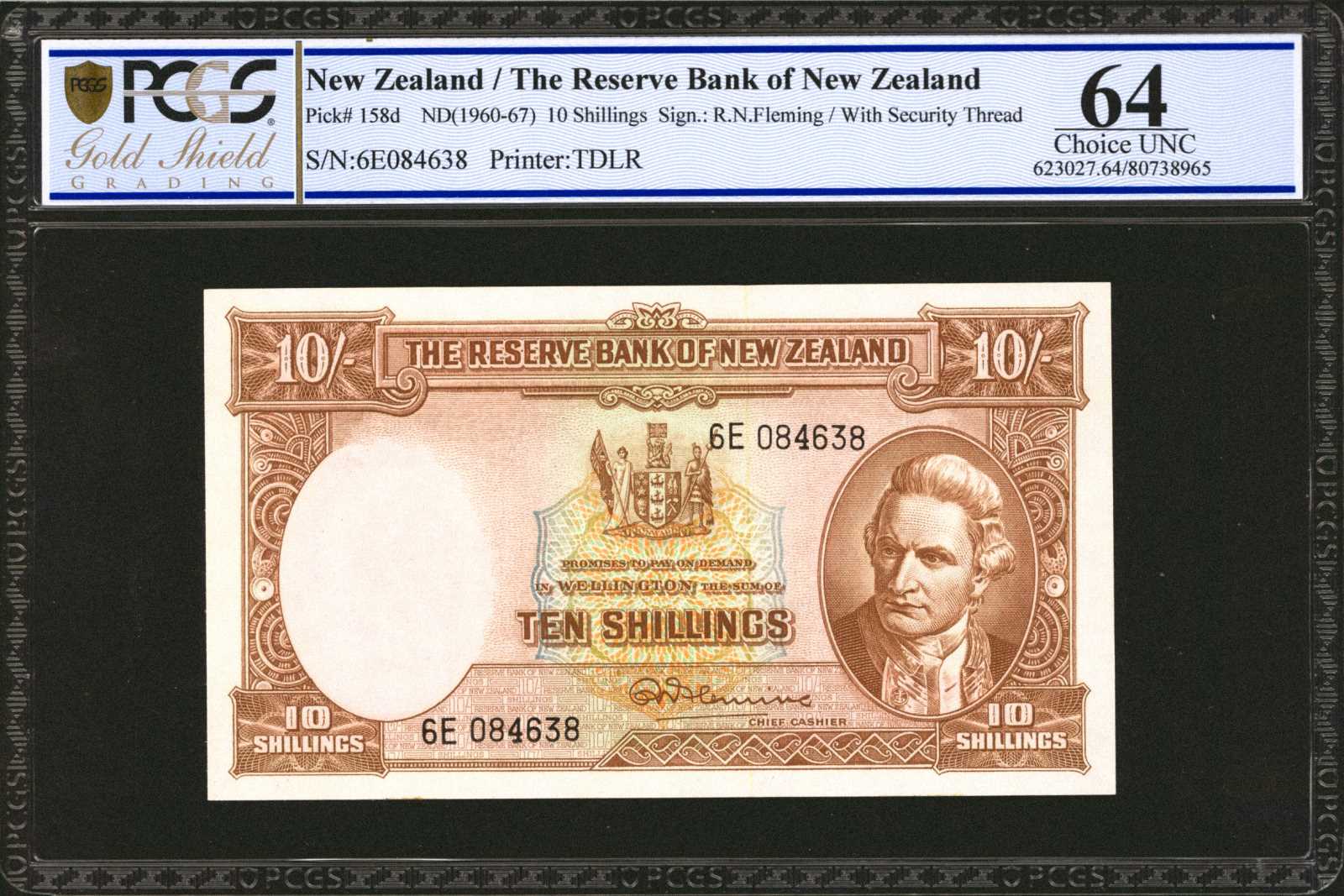 image for: New Zealand  10 shillings (B105h)