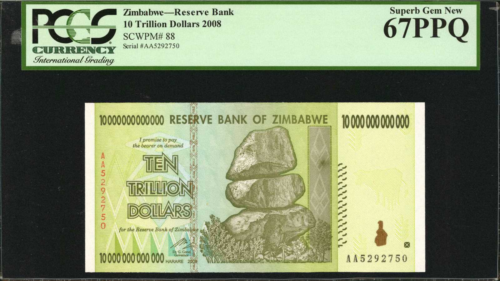 image for: Zimbabwe  50,000,000,000,000 dollars (B181az)