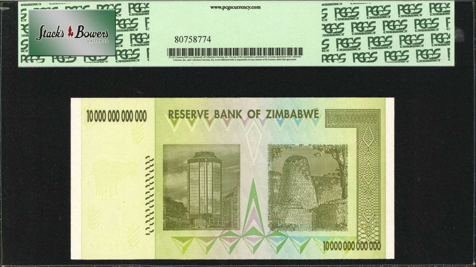 image for: Zimbabwe  50,000,000,000,000 dollars (B181az)