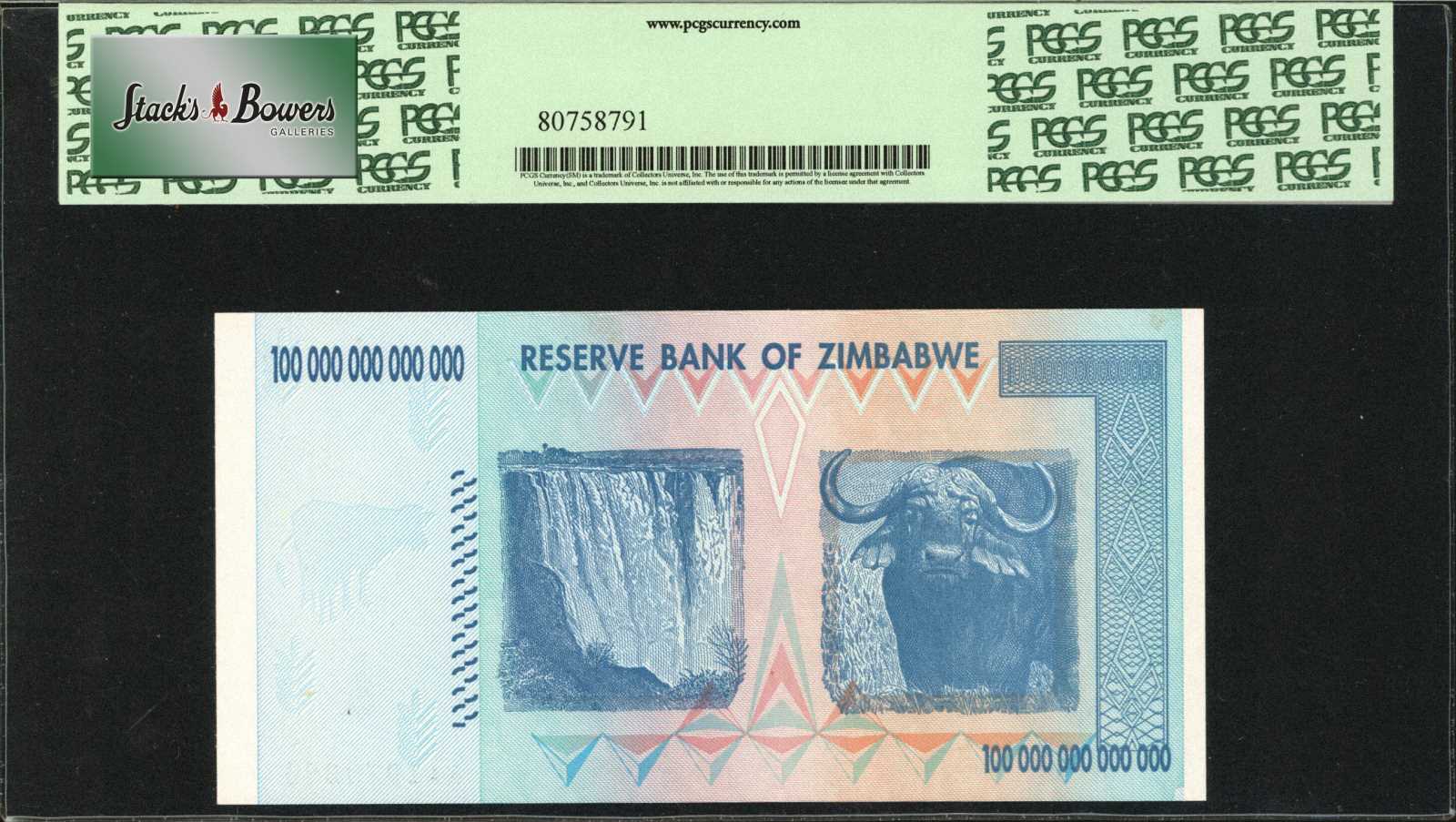 image for: Zimbabwe  10,000,000,000,000 dollars (B179a)