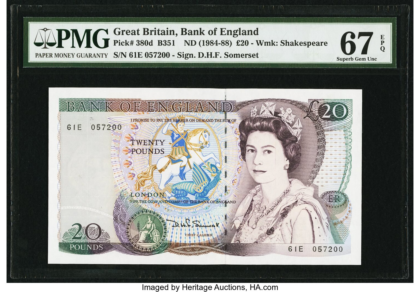 image for: United Kingdom  20 pounds (B187a)